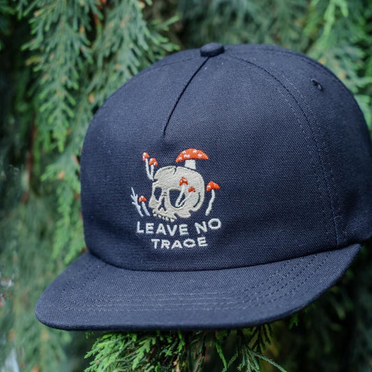Leave No Trace 100% Organic Cotton Strapback | Black