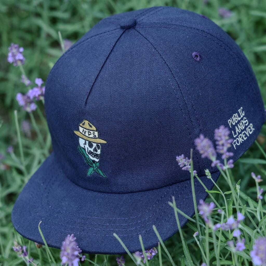 Public Lands Ranger 100% Organic Cotton Strapback | Navy