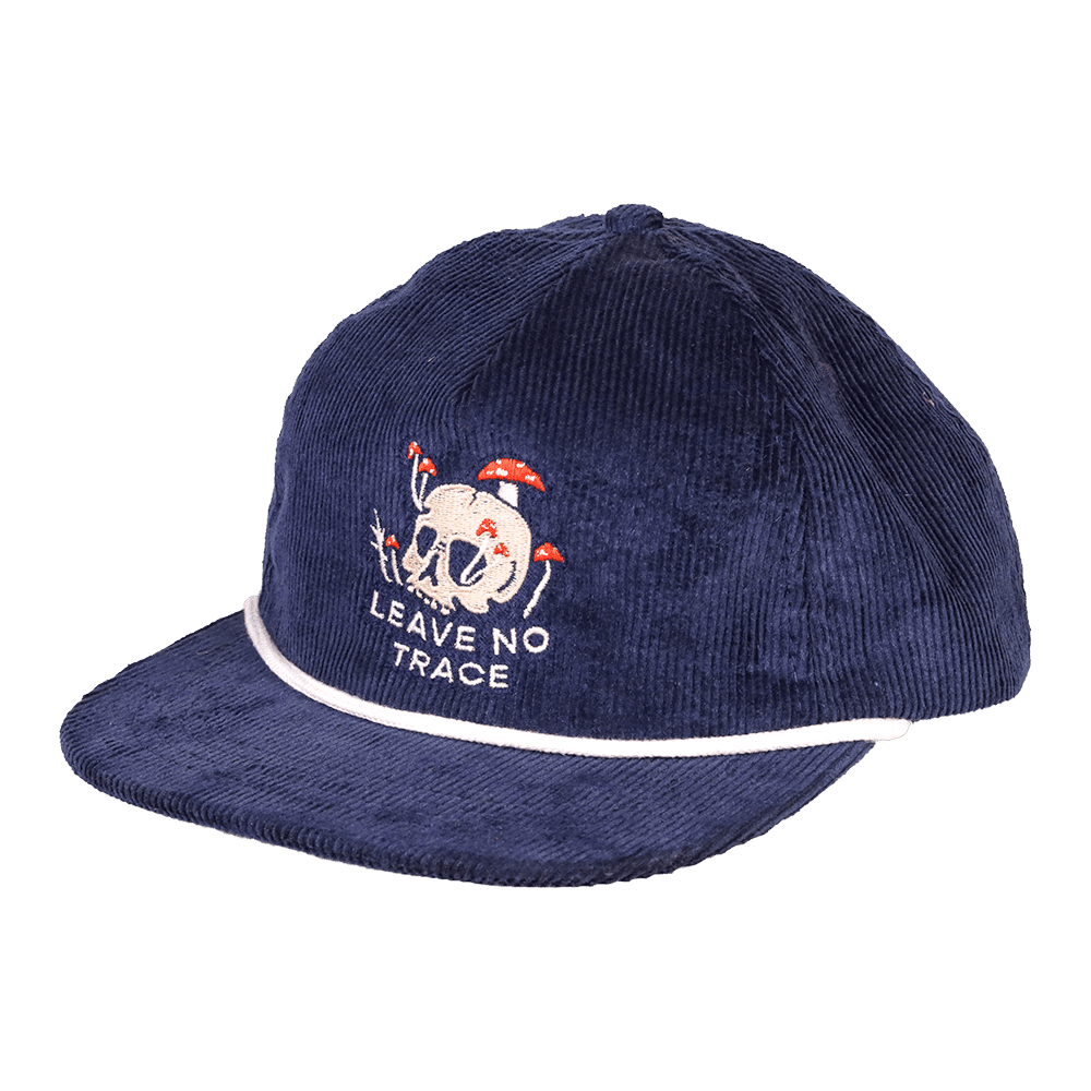 Leave No Trace Hemp Corduroy Strapback | Blue – Rustek Leave No Trace Hemp Corduroy Strapback | Blue – Rustek