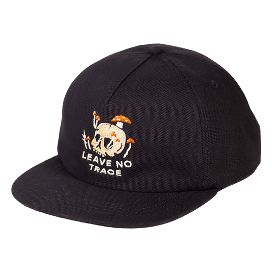 Leave No Trace 100% Organic Cotton Strapback | Black