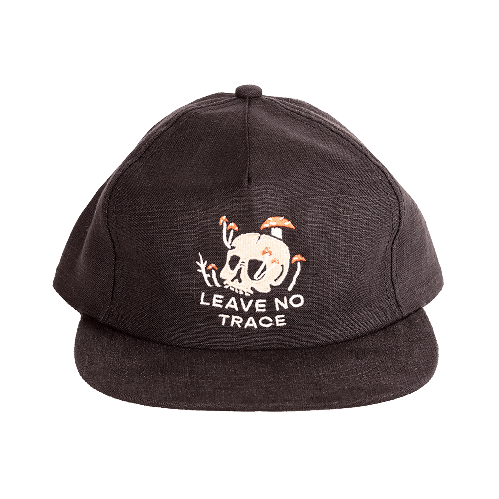 Leave No Trace 100% Hemp Strapback | Black