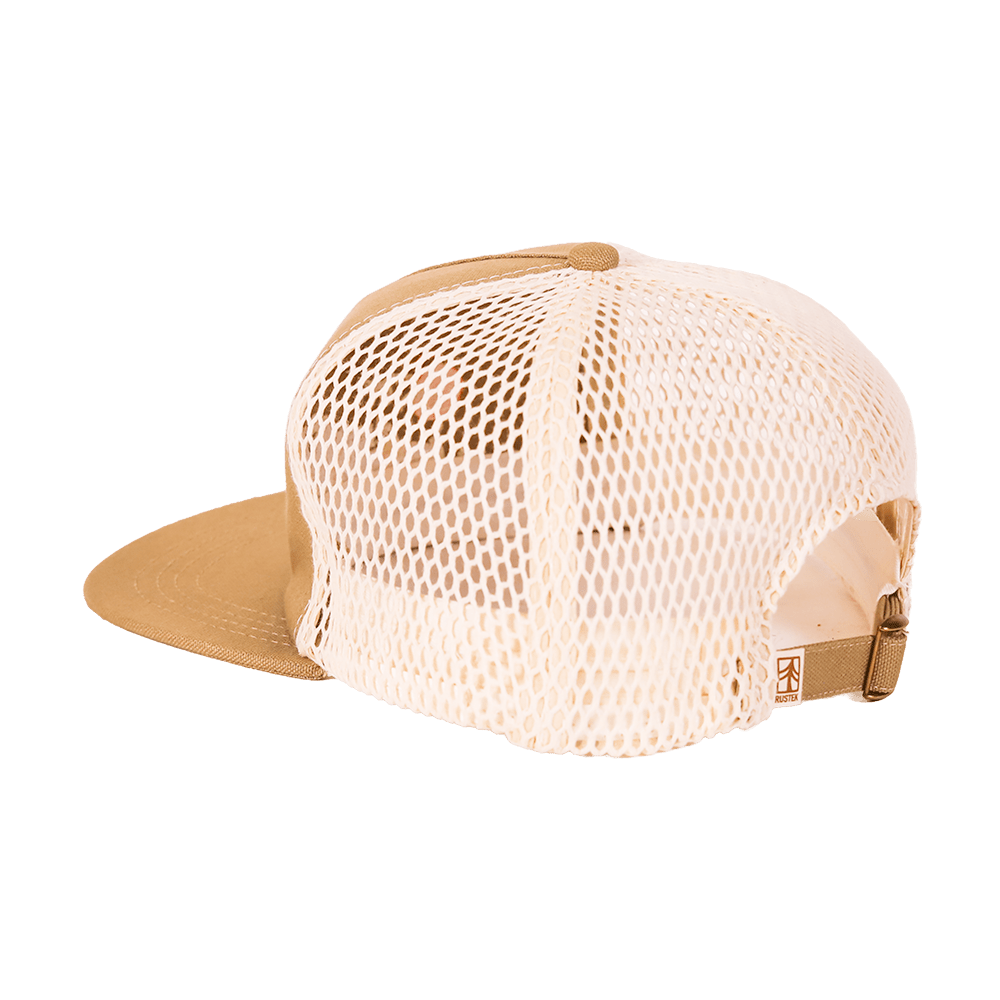 Long Haul 100% Organic Cotton Trucker Cap | Tan