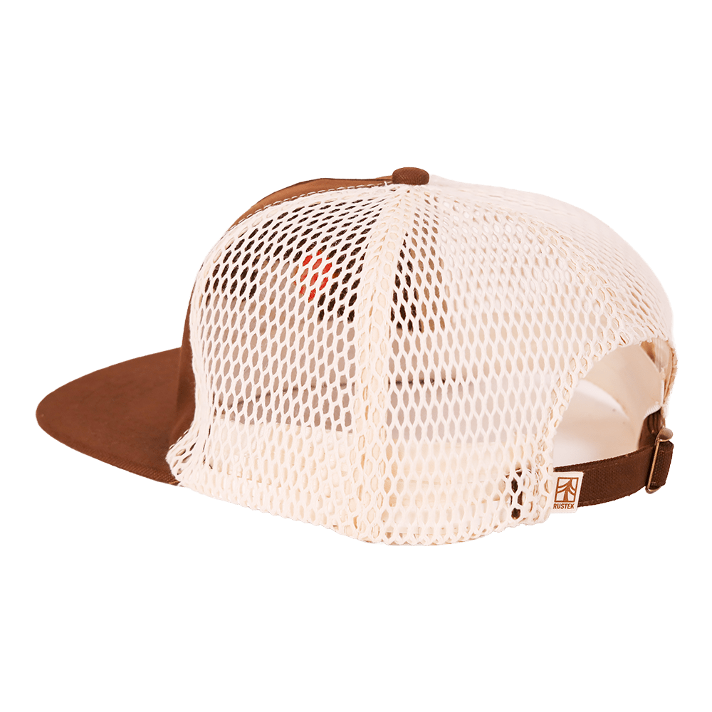 Long Haul 100% Organic Cotton Trucker Cap | Brown