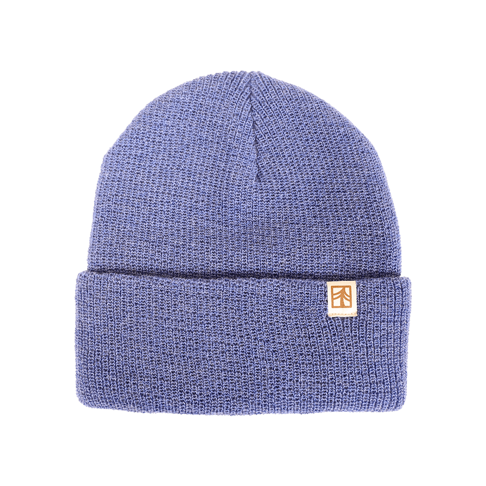 Rustek 100% Merino Wool Watch Cap | Baby Blue