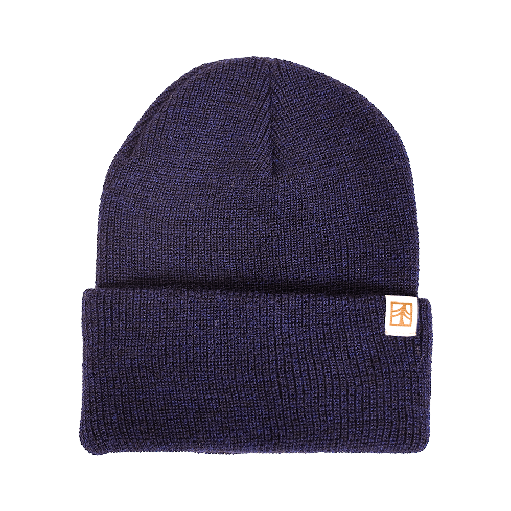 Rustek 100% Merino Wool Watch Cap | Navy