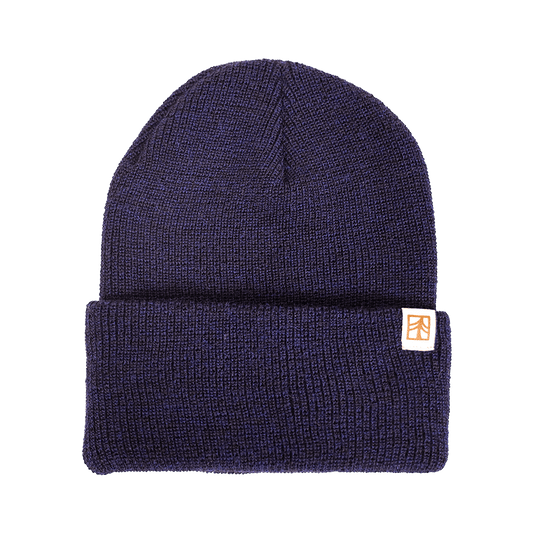 Rustek 100% Merino Wool Watch Cap | Navy