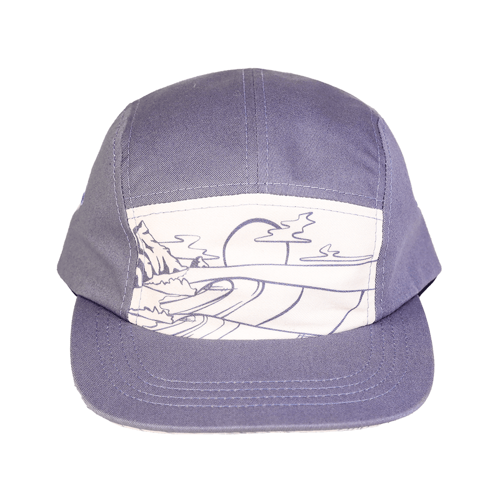 Oswald EcoPrint Cotton Twill Camp Cap