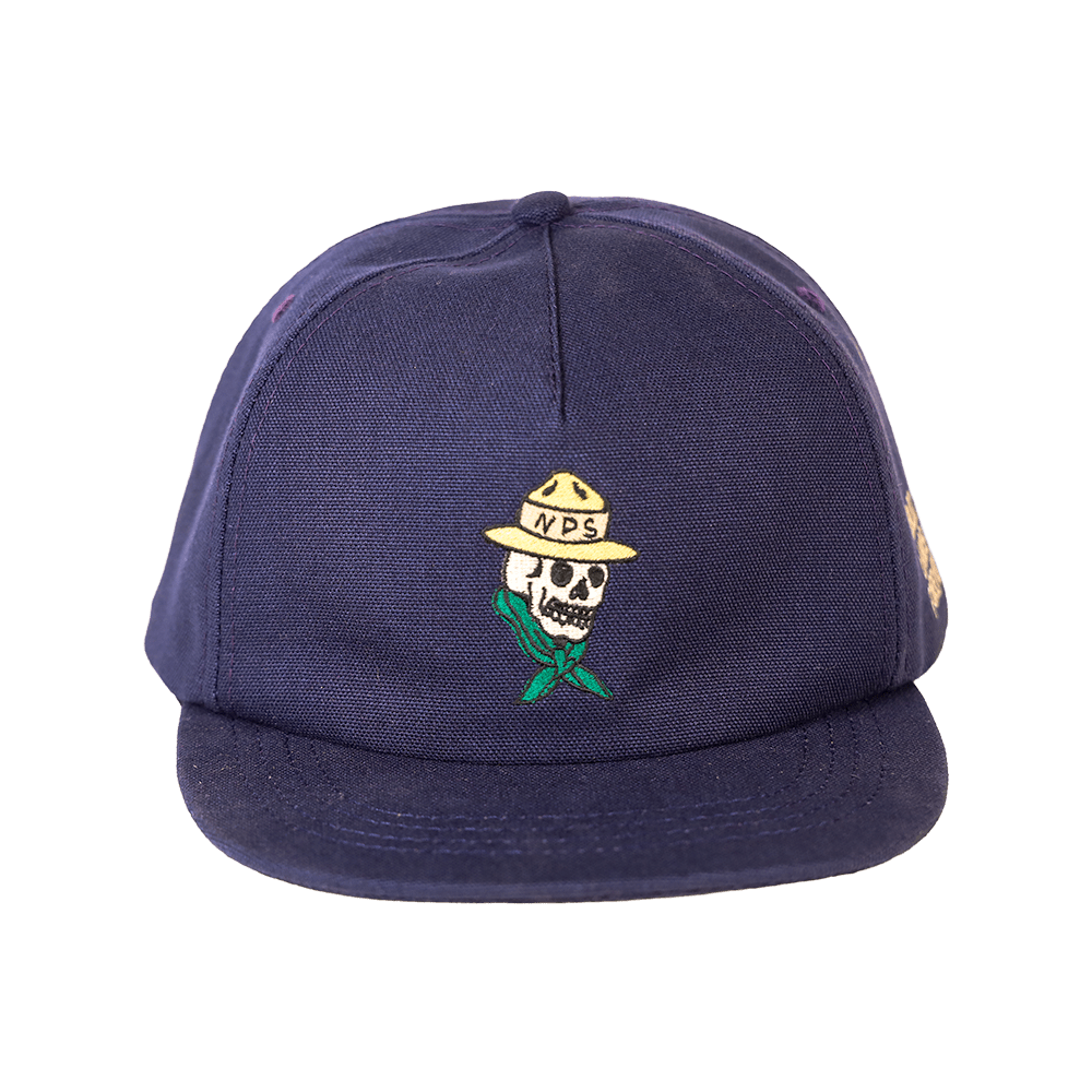 Public Lands Ranger 100% Organic Cotton Strapback | Navy