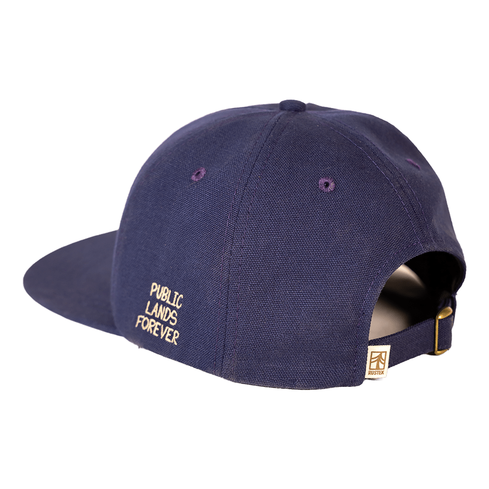 Public Lands Ranger 100% Organic Cotton Strapback | Navy