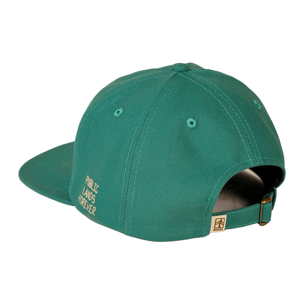 Public Lands Ranger 100% Organic Cotton Strapback | Emerald