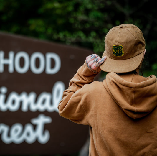 Public Lands Forever 100% Hemp Strapback | Brown