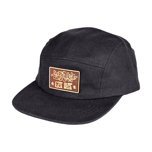 Get Lost Hemp Camp Cap | Black
