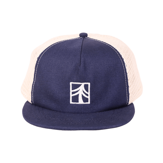 Rustek 100% Organic Cotton Trucker Cap | Navy