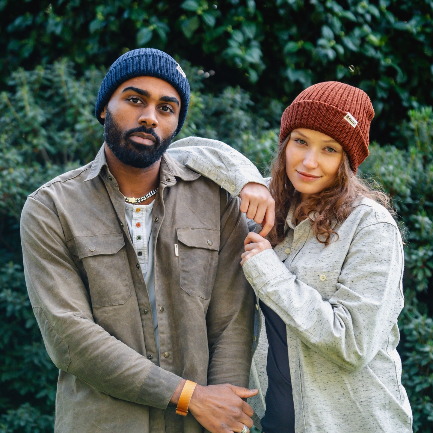 Rustek Double Rib 100% Merino Wool Beanie | Navy