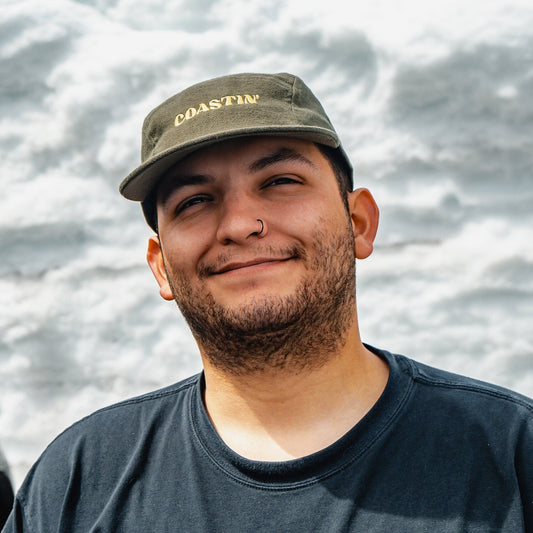 Coastin Brushed Cotton Camp Cap | Green