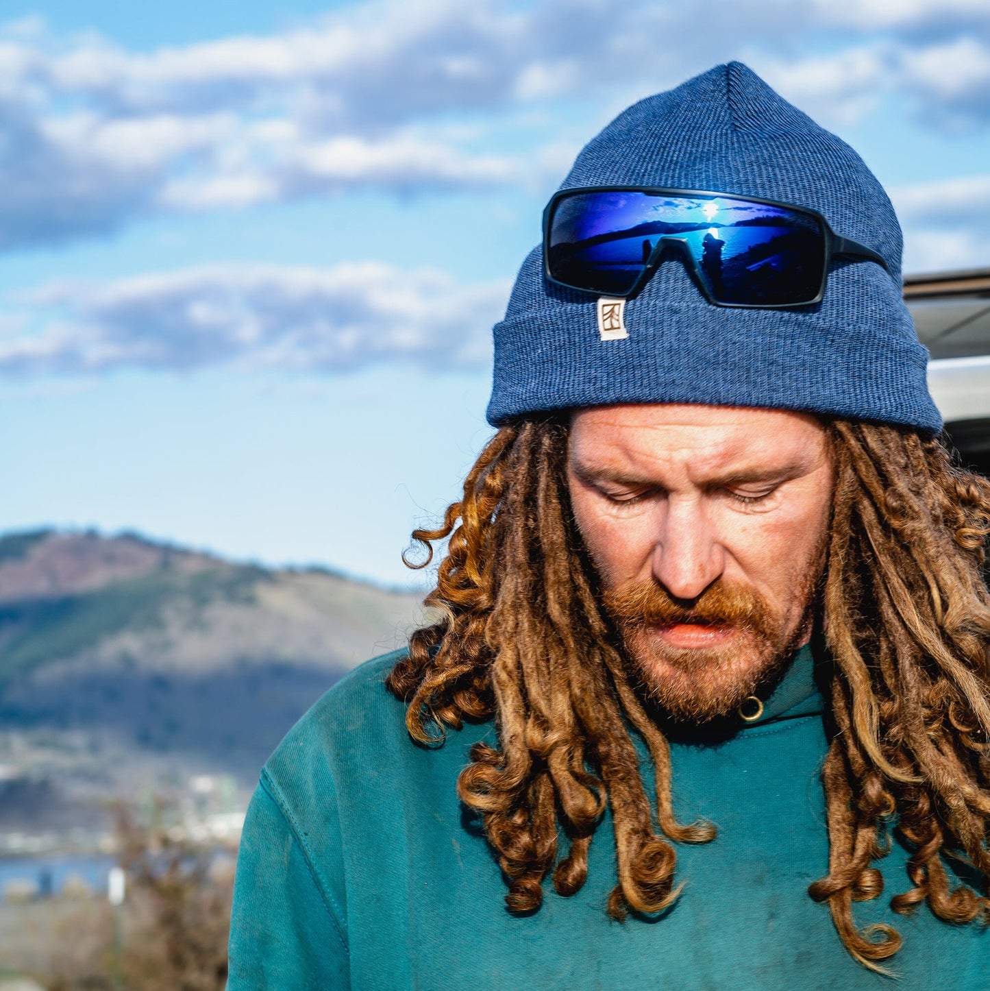 Rustek 100% Merino Wool Watch Cap | Blue