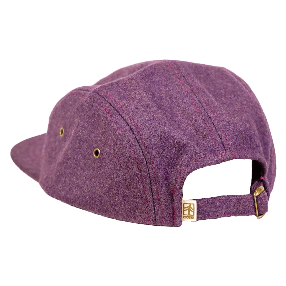 Rustek 100% Wool Loden Camp Cap | Mulberry