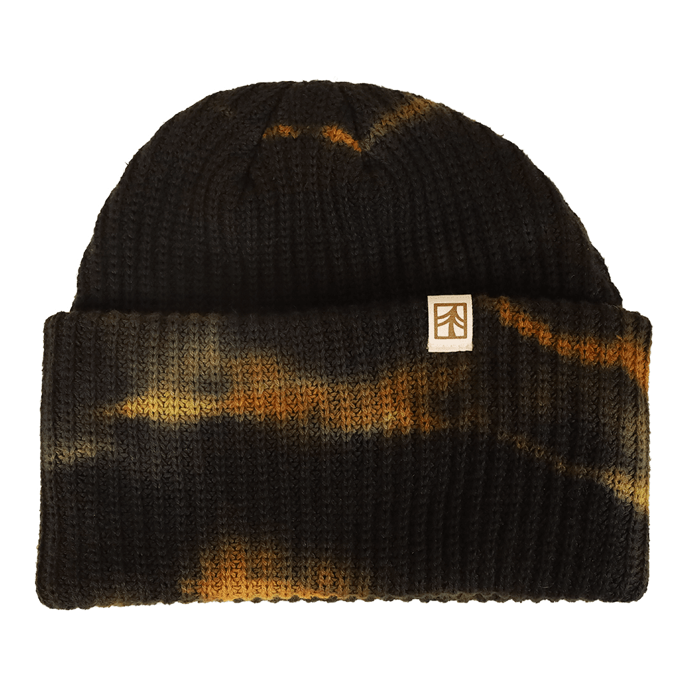 Rustek 100% Organic Cotton Beanie | Fire Tie Dye