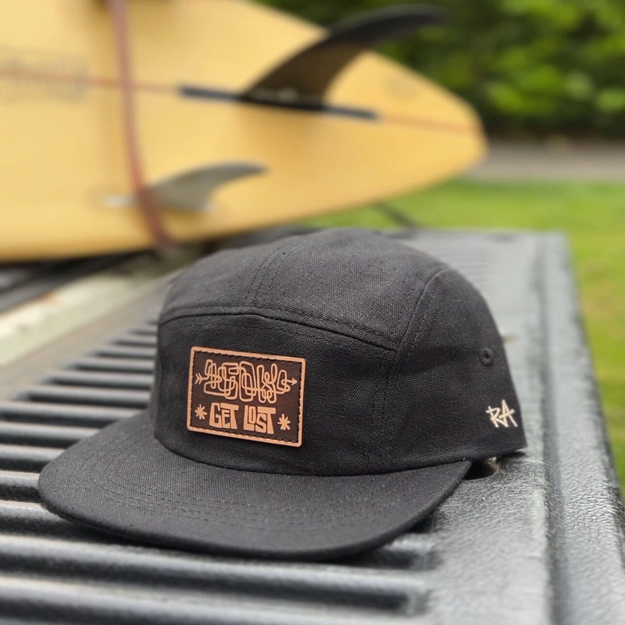 Get Lost Hemp Camp Cap | Black