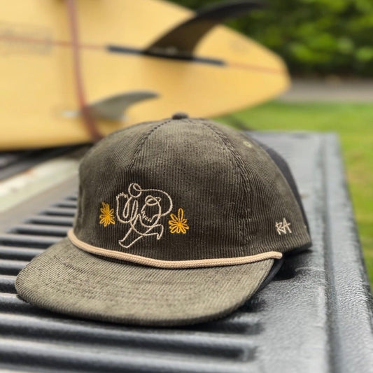 Movin' Corduroy Strapback | Green