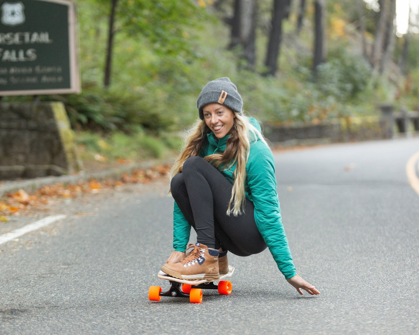 Doug Fir 100% Merino Wool + Cork Beanie | Charcoal
