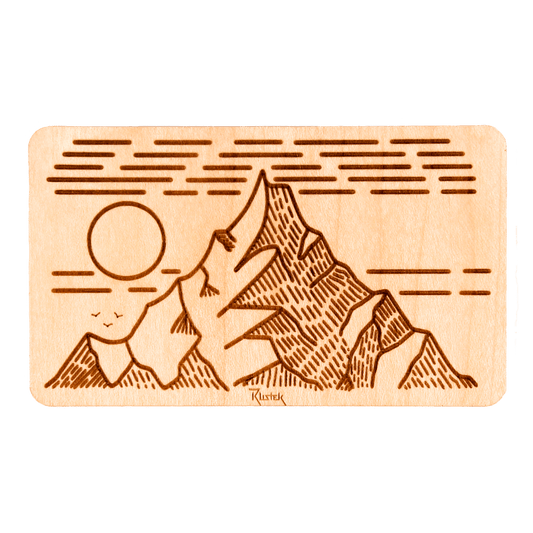 Touch the Sky Wood Sticker - Rustek