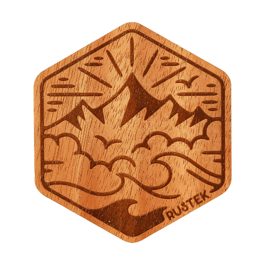 Sea to Sky Wood Sticker