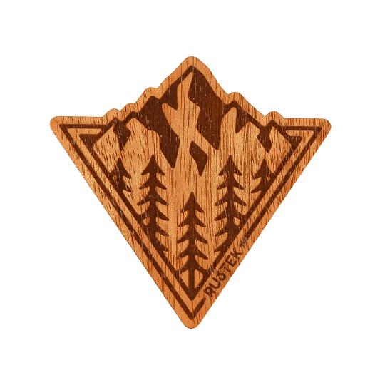 Peaking Wood Sticker