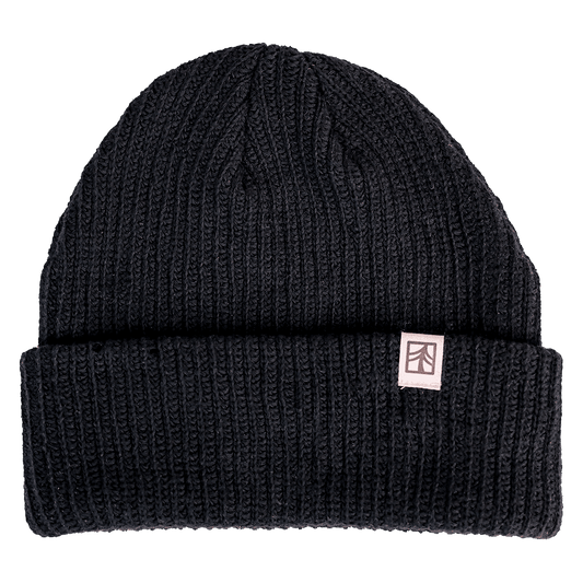 Rustek 100% Organic Cotton Beanie | Black