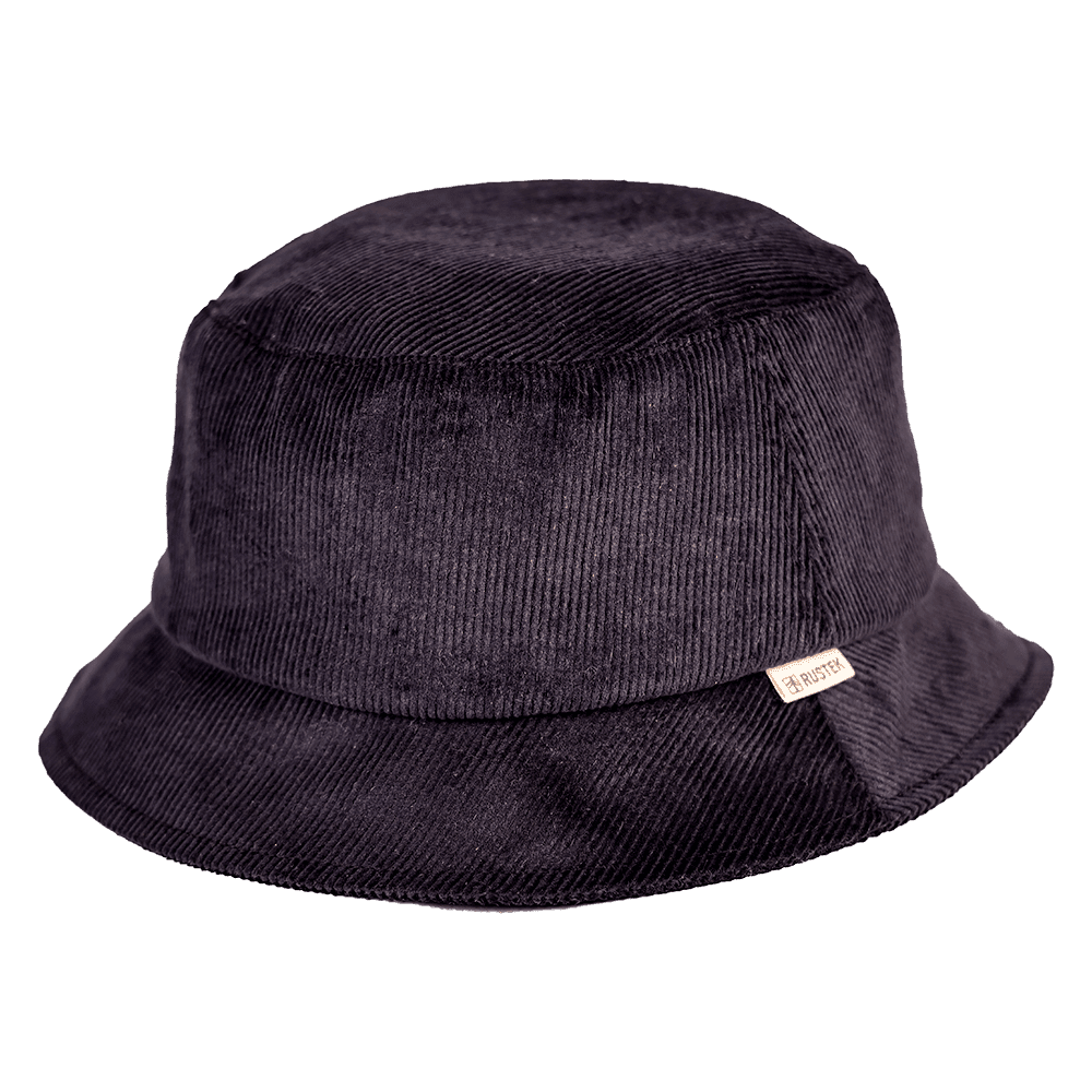 Rockaway Hemp Corduroy Bucket Hat | Black