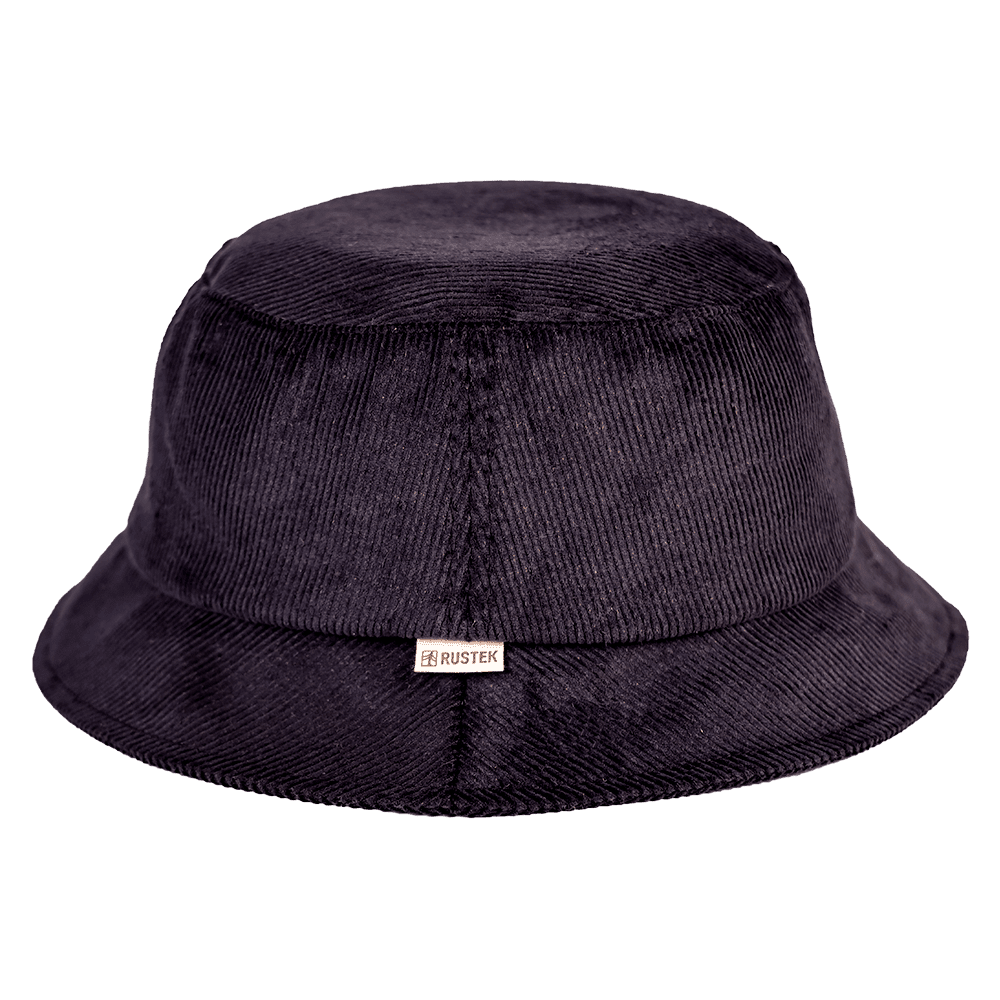 Rockaway Hemp Corduroy Bucket Hat | Black