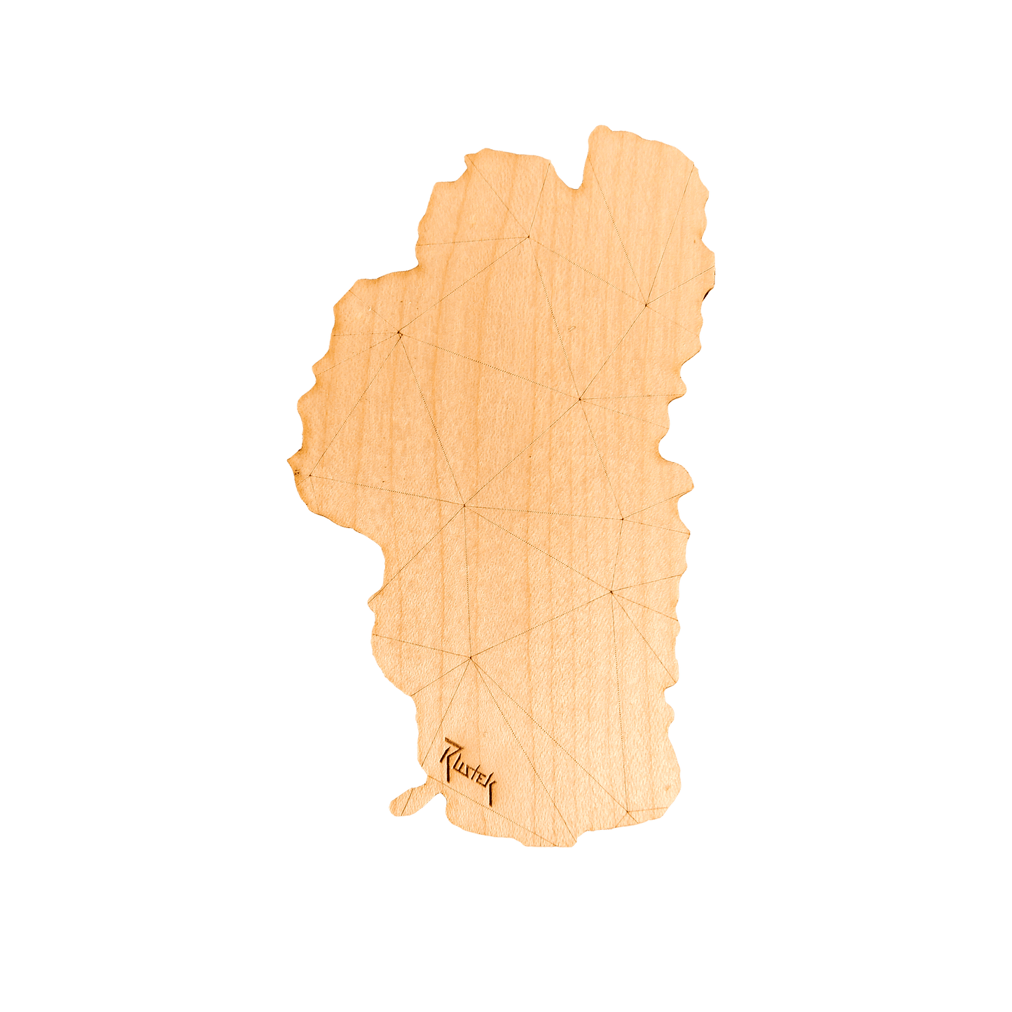 Geo Lake Tahoe Wood Sticker