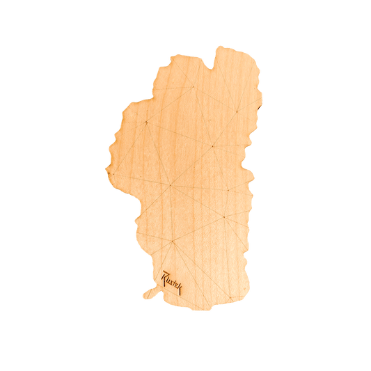 Geo Lake Tahoe Wood Sticker