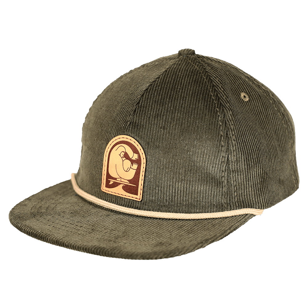 Seaside Hemp Corduroy Strapback | Green