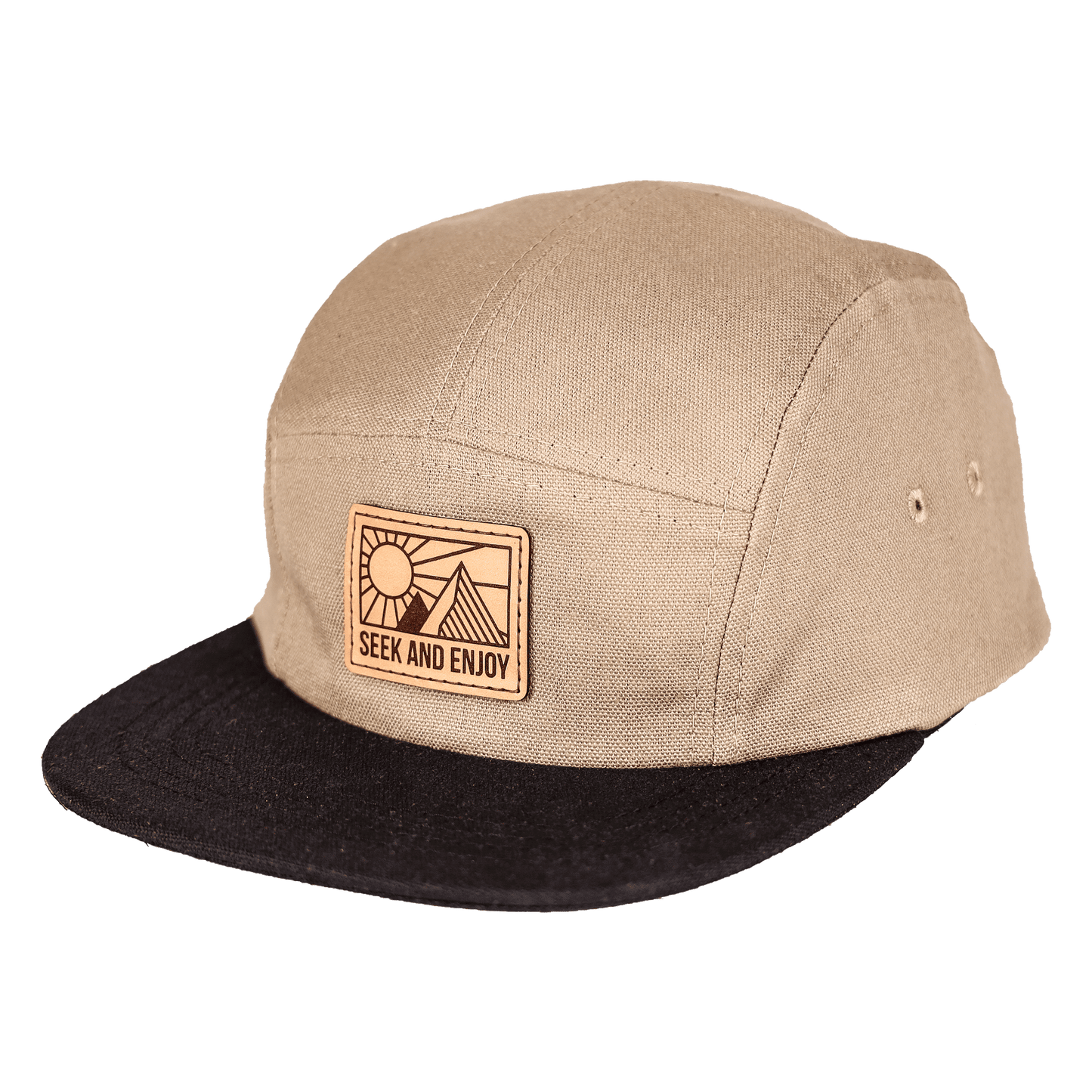 Seek and Enjoy Hemp Camp Cap | Tan