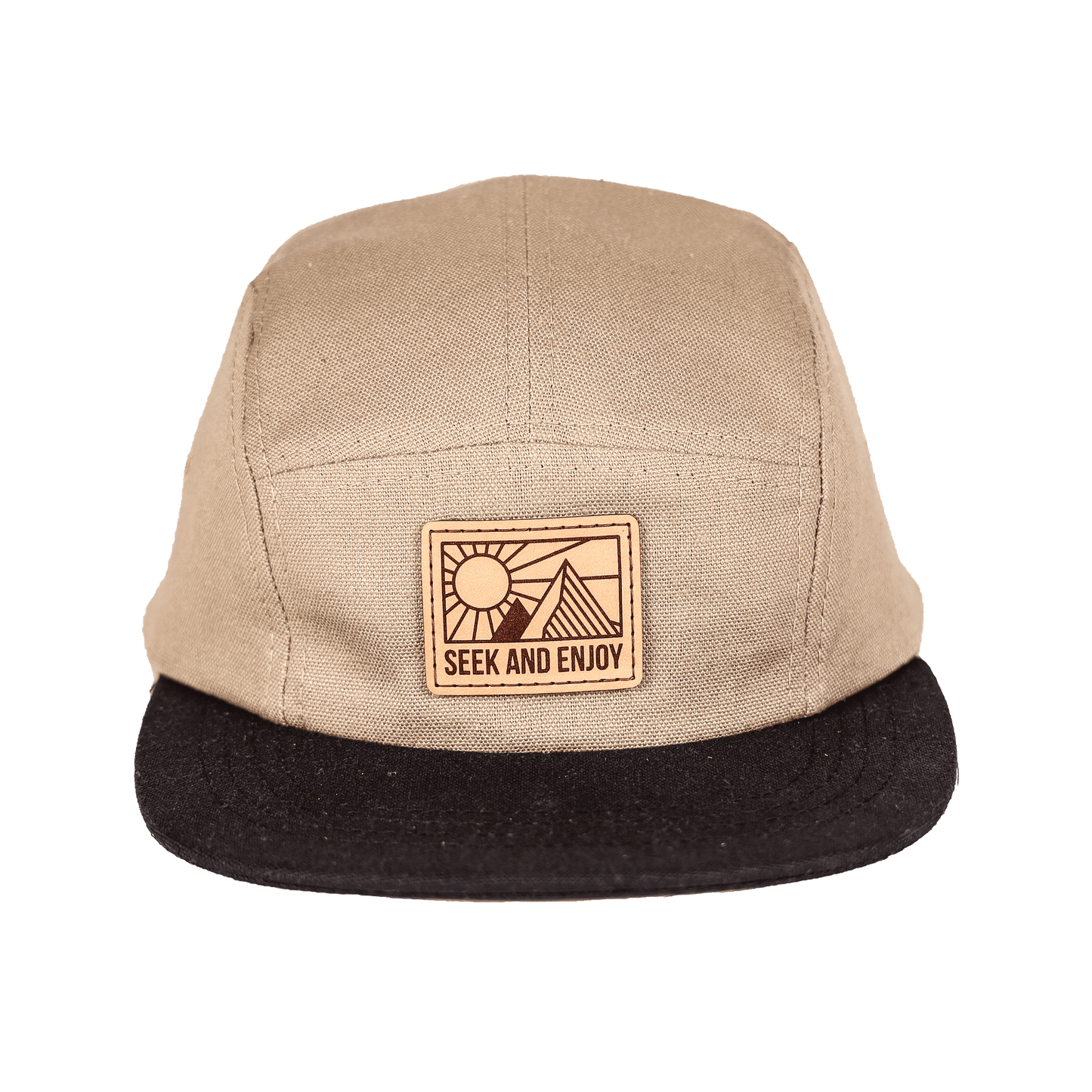 Seek and Enjoy Hemp Camp Cap | Tan