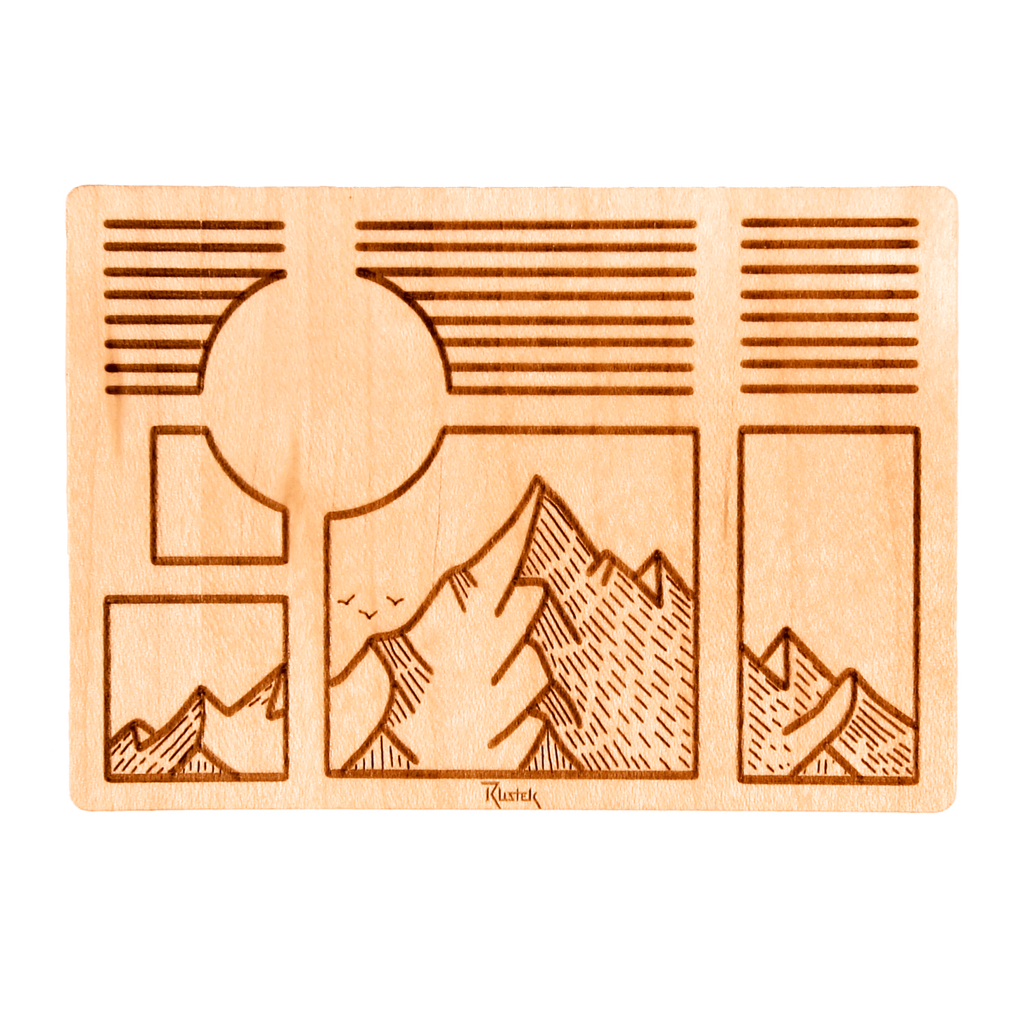 Dream Windows Wood Sticker - Rustek