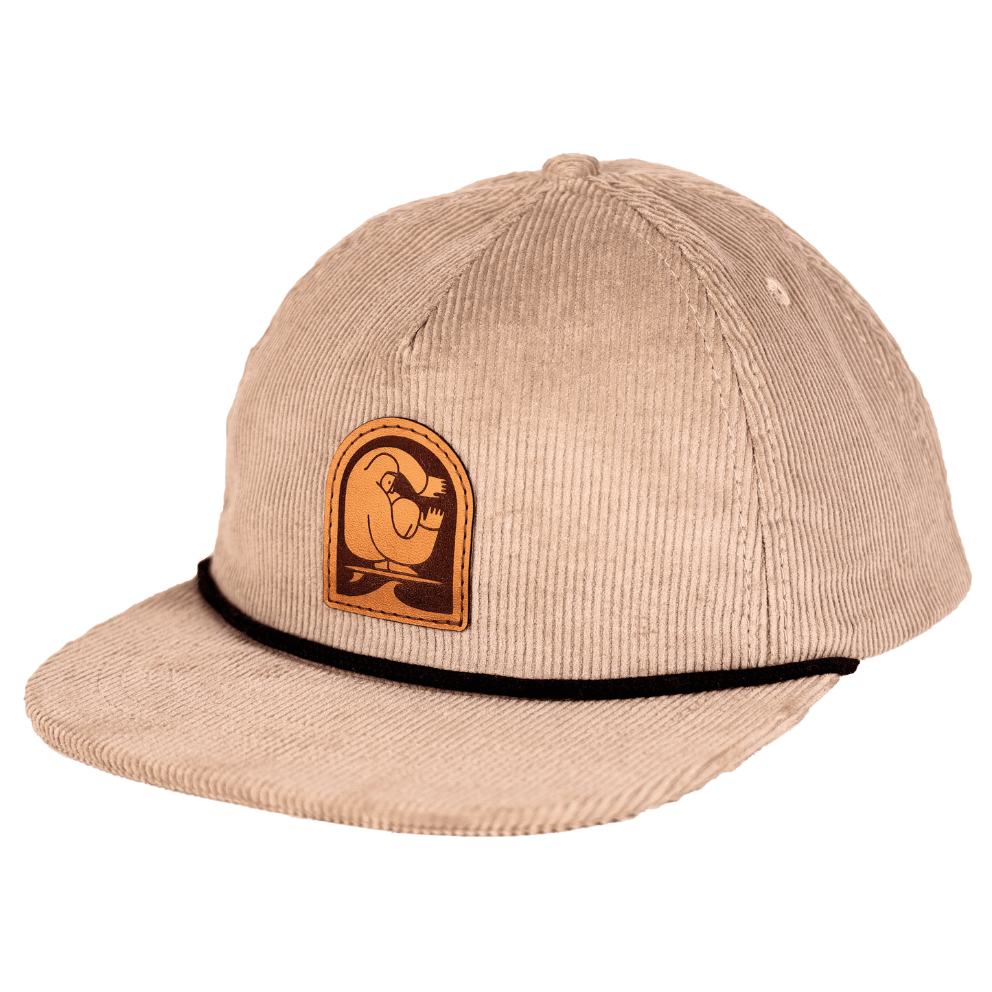 Seaside Hemp Corduroy Strapback | Beige