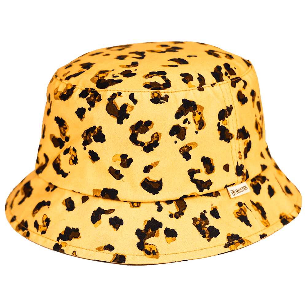 Rockaway DryTek Waxed Canvas Bucket Hat | Watercolor Cheetah