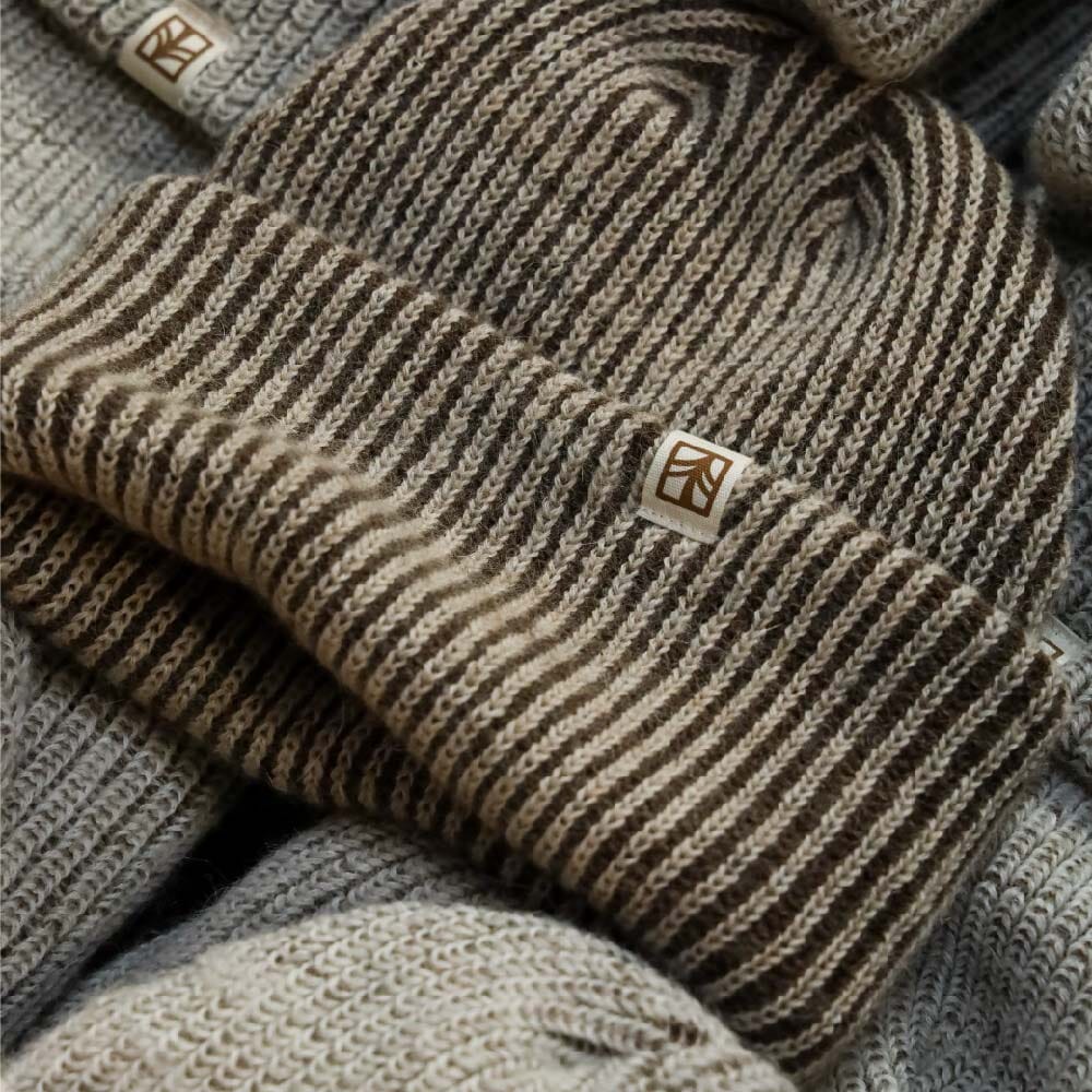 Rustek Alpaca Stripe Beanie