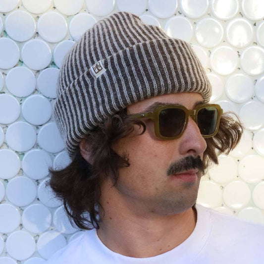 Rustek Alpaca Stripe Beanie