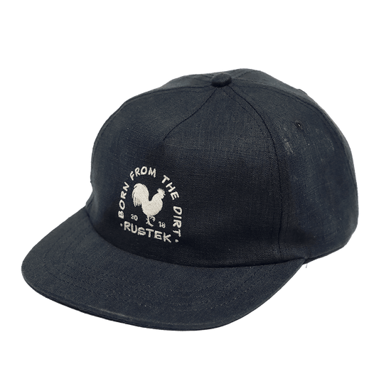 The Dirt 100% Hemp Strapback | Black
