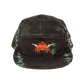 Crabby Defend the Deep Shibori Camp Cap | Green/Black