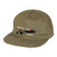 Defend the Deep Orca Waxed Ripstop Strapback | Green