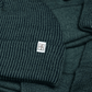 Rustek 100% Merino Wool Watch Cap | Green/Black Stripe