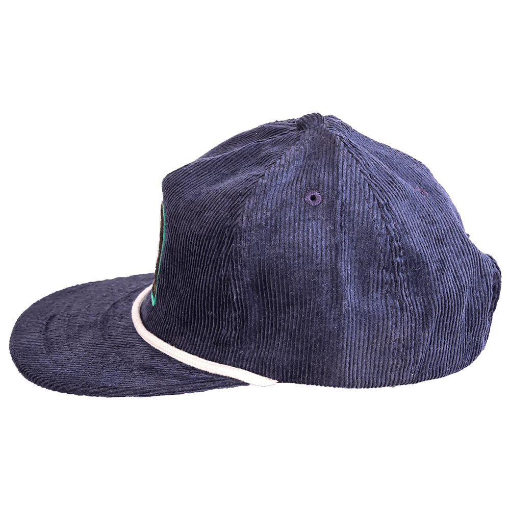 F*ck Plastic Hemp Corduroy Strapback | Blue