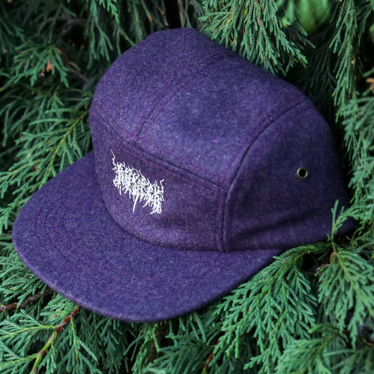 Rustek Heavy Metal 100% Wool Loden Camp Cap | Mulberry