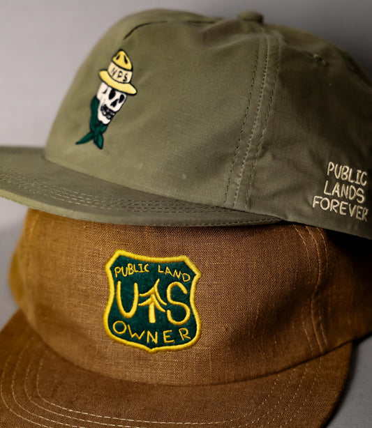 Public Land Owner 100% Hemp Strapback | Brown