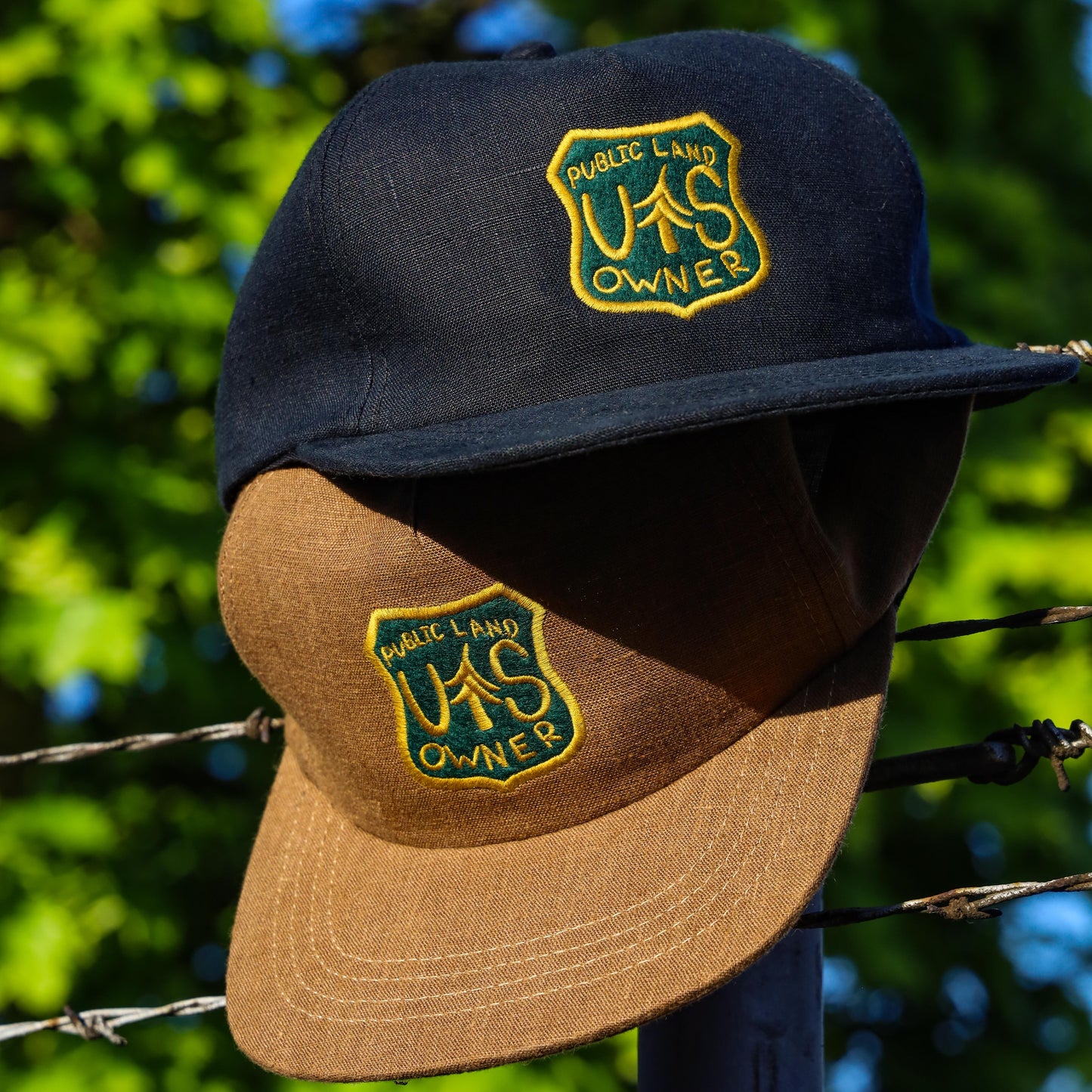 Public Land Owner 100% Hemp Strapback | Black