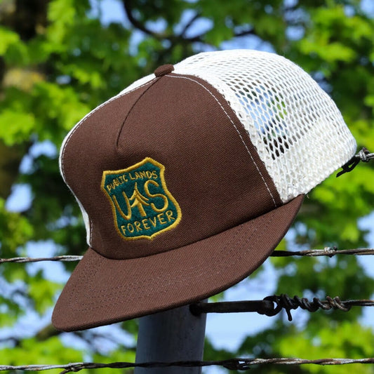 Public Lands Forever Trucker| Brown